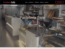 Tablet Screenshot of pasteleriasena.com